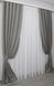 Комплект штор із тканини мікровелюр SPARTA колір сірий 966ш Фото 2