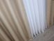 Комплект штор, льон блекаут з фактурою "Льон Мішковина" колір бежевий 1069ш Фото 6