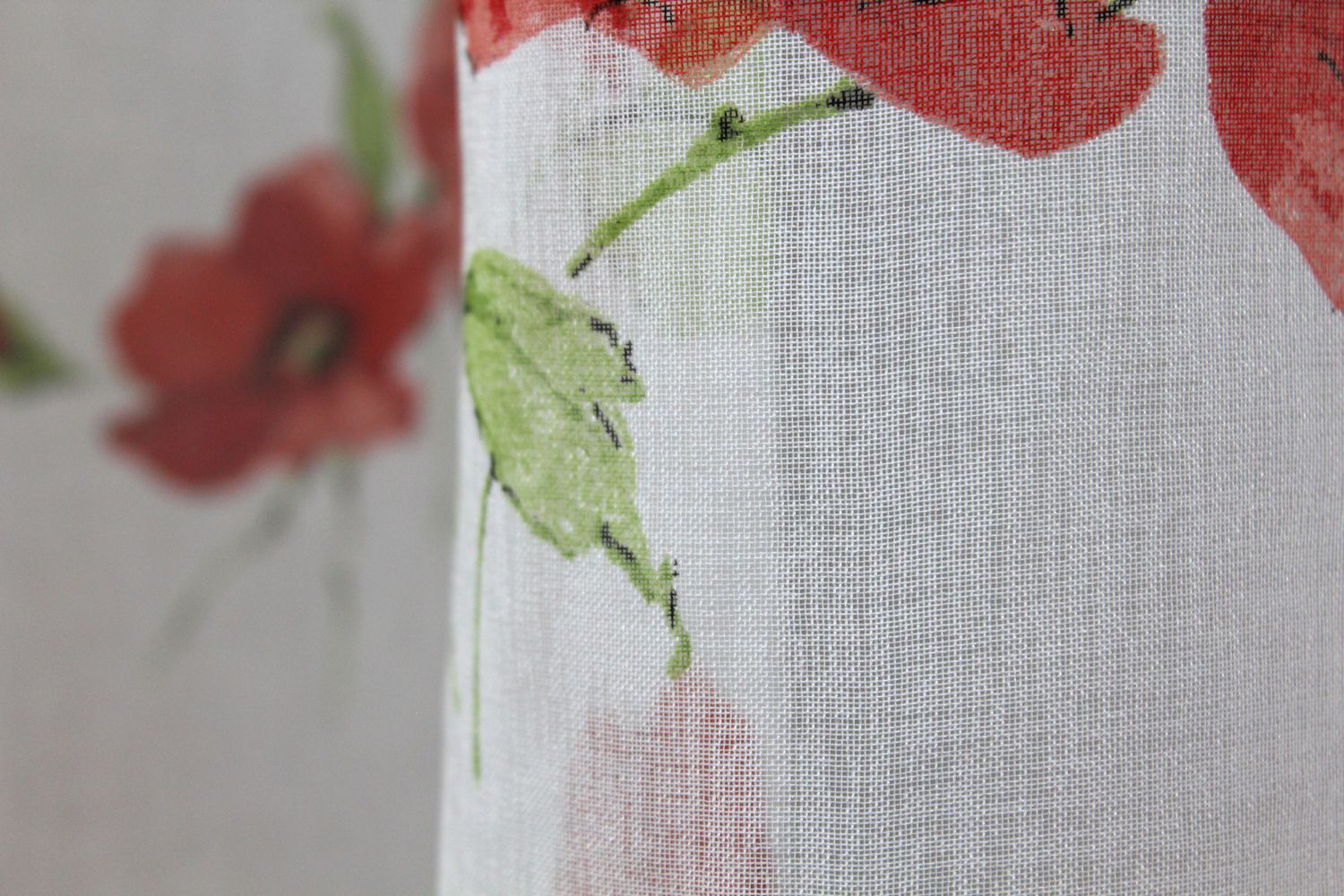 Тюль батист, колекція "Flora" колір білий з квітковим принтом 1169т, Тюль на метраж, Потрібну Вам ширину вказуйте при покупці. (Ширина набирається по довжині рулона.), 2,7 м.