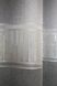 Штори із тканини льон колекції "ANZIO" колір світло-сірий з сірим 1309ш Фото 7