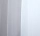 Комплект з шифону, декоративна гардина колір світло-сірий з білим 002дк (н124-н11) Фото 7