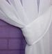 Комплект розтяжка "Омбре", тканина батист, під льон колір фіолетовий з білим 031дк 518т Фото 4