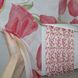 Тюль батист, колекція "Flora" колір білий з червоним квітковим принтом 1171т Фото 1