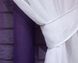 Комплект розтяжка "Омбре" тканина батист, під льон колір темно-фіолетовий з білим 031дк 650т Фото 5