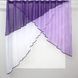 Кухонна фіранка (280х170см) колір фиолетовый с сиреневым и белым 00к 59-386