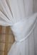 Комплект розтяжка "Омбре" тканина батист, під льон колір світло бурштиновий з білим 031дк 830т Фото 8