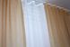 Комплект розтяжка "Омбре" тканина батист, під льон колір світло бурштиновий з білим 031дк 830т Фото 7