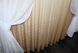 Комплект розтяжка "Омбре" тканина батист, під льон колір світло бурштиновий з білим 031дк 830т Фото 5