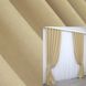 Комплект штор із тканини мікровелюр SPARTA колір бежевий 1192ш Фото 1