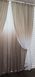 Комплект розтяжка "Омбре", тканина батист, під льон колір болотний з білим 031дк 593т Фото 4