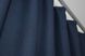 Комплект готових штор, льон-блекаут колір темно-синій 1360ш Фото 6