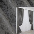 Комплект готових штор, льон мармур, колекція "Pavliani ХО" колір сіро-коричневий 1267ш