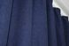 Комплект готових штор із тканини льон колір синій 1343ш Фото 6