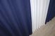 Комплект готовых штор из ткани лён цвет синий 1343ш Фото 7