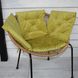 Подушка для стільців (40x40х6 см) "Missoni" колір гірчичний 84-012
