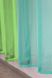Декоративна гардина з шифону колір бірюзовий з салатовим 012дк (н117-н120) Фото 6