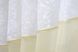 Кухонні штори (270х170см) з ламбрекеном, на карниз 1-1,5м колір бежевий з білим 00к 59-806 Фото 4
