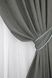 Комплект штор із тканини мікровелюр SPARTA колір сірий 1093ш Фото 6