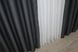 Комплект готових штор, льон-блекаут з фактурою "Льон мішковина" колір графітовий 1161ш Фото 7