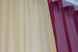 Комплект з шифону, декоративна гардина колір бордовий з золотистим 002дк (н113-н121) Фото 4
