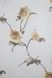 Тюль з батиста, колекція "Flora" колір білий з кавовим 417т Фото 4