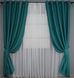 Комплект штор із тканини блекаут, колекція "Bagema Rvs" колір смарагдовий 1297ш Фото 2