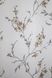 Тюль з батиста, колекція "Flora" колір білий з кавовим 412т Фото 3