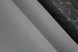 Комбіновані штори з тканини льон-блекаут колір графітовий з сірим 014дк (636-867)  Фото 9