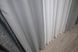 Комбіновані штори з тканини льон-блекаут колір графітовий з сірим 014дк (636-867)  Фото 7