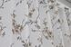 Тюль з батиста, колекція "Flora" колір білий з кавовим 412т Фото 8