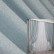 Комплект готовых штор лен цвет голубой 1333ш Фото 1