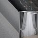 Комбіновані штори з тканини льон-блекаут колір графітовий з сірим 014дк (636-867)  Фото 1