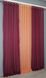 Комплект з шифону, декоративна гардина колір бордовий з персиковим 002дк (н113-н110) Фото 3