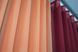 Комплект з шифону, декоративна гардина колір бордовий з персиковим 002дк (н113-н110) Фото 4