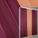 Комплект з шифону, декоративна гардина колір бордовий з персиковим 002дк (н113-н110) Фото 1