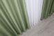 Комплект готових штор, колекція "Льон Мішковина" колір оливковий 926ш Фото 5