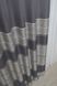Штори із тканини льон колекції "ANZIO" колір темно-сірий з сріблястим 1304ш Фото 5