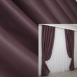 Комплект штор із тканини блекаут "Fusion Dimout" колір марсала 828ш
