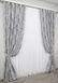 Комплект готових штор блекаут-софт, колекція "Лілія" колір сірий 333ш (Б) Фото 3