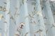 Тюль шифонова з принтом колір блакитно-сірий з різнокольоровим принтом 1282т Фото 7
