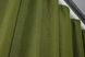 Комплект готових лляних штор, колекція "Льон Мішковина" колір оливковий 1356ш Фото 6