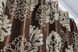 Комплект готових штор блекаут-софт, колекція "Корона" колір коричневий з бежевим 1274ш (А) Фото 6