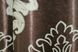 Комплект готових штор блекаут-софт, колекція "Корона" колір коричневий з бежевим 1274ш (А) Фото 8
