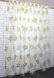 Тюль органза з великим принтом колір напівпрозорий білий з різнокольоровим принтом 1046т Фото 3