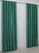 Комплект штор льон рогожка "Савана" колір темно-зелений 633ш Фото 5