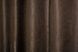 Комплект готових штор льон-софт, колекція "Парма" колір коричневий 1252ш Фото 9