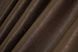 Комплект готових штор льон-софт, колекція "Парма" колір коричневий 1252ш Фото 10