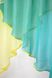 Кухонна фіранка (285х160см) колір лазурний з жовтим 00к 59-380 Фото 6