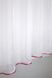 Кухонна занавіска (270х170см) на карниз 1,5-2м колір рожевий з білим 00к 59-540 Фото 5