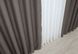 Комплект готових штор, льон-блекаут з фактурою "Льон мішковина" колір сіро-коричневий 1160ш Фото 7